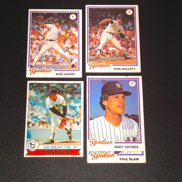 1970s Burger King Edition Yankees Baseball Cards - Picture 3 of 5